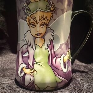Discontinued Authentic Tinker Bell Disney Mornings Aren’t Magical Ceramic Mug